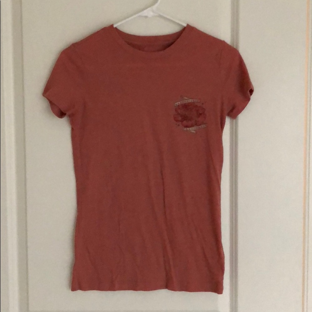 Orange brick colored Aeropostale shirt. Size small